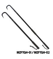 AQUA MARINE - Telescopic Aluminum Gaff Hook - 120cm (Stainless Steel Hook)